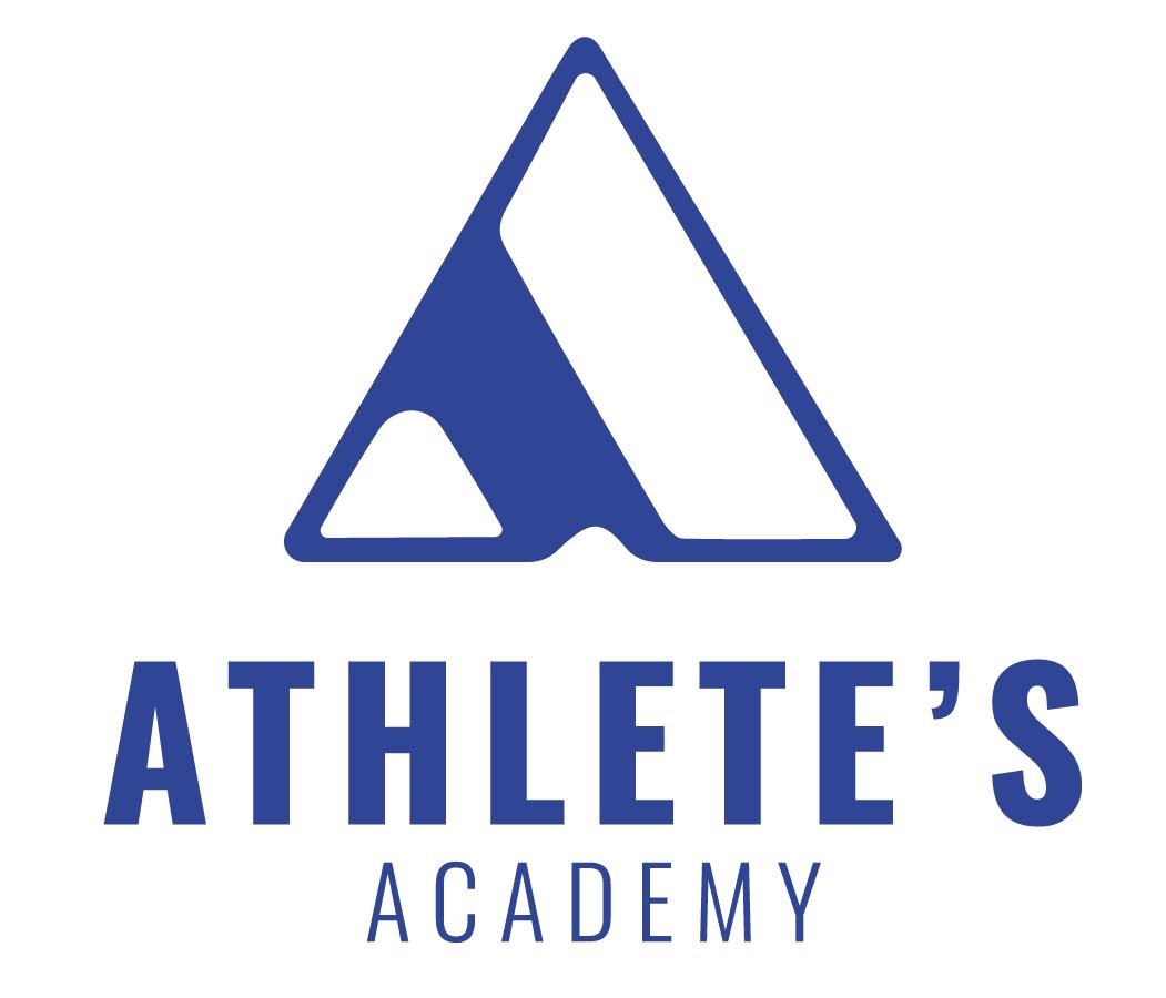 Athlete's Academy Blue on White
